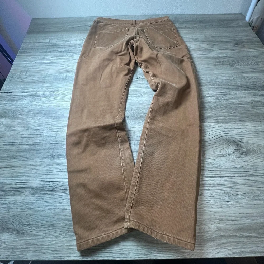 J. Crew 770 RARE Duck Print Lining Corduroy‎ Pants Mens 32x32 Brown Straight Fit